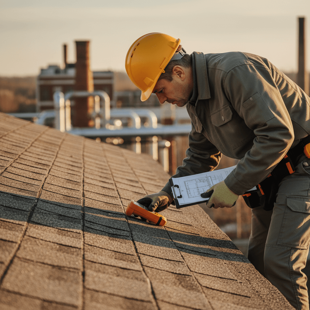 Inspection détaillée de toiture
