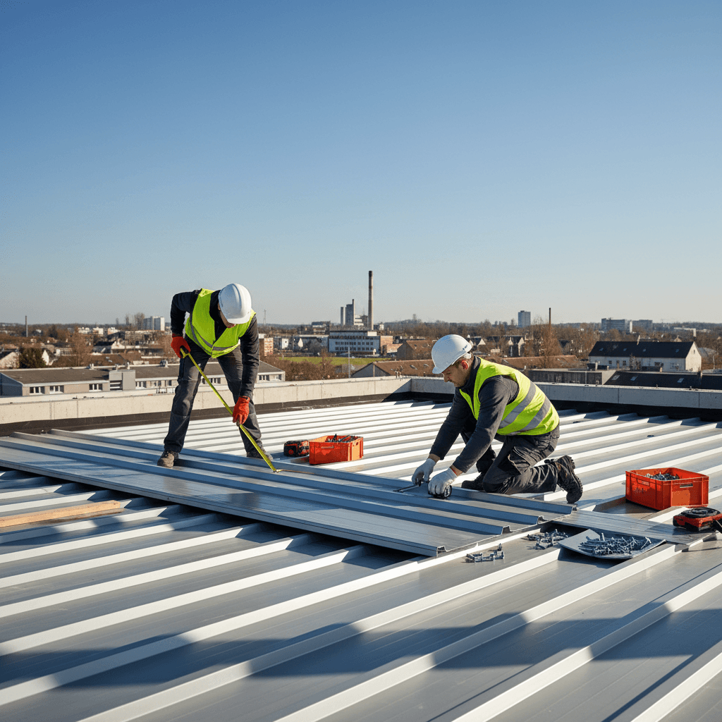 Équipe d'intervention sur chantier à Saint-Amand-les-Eaux